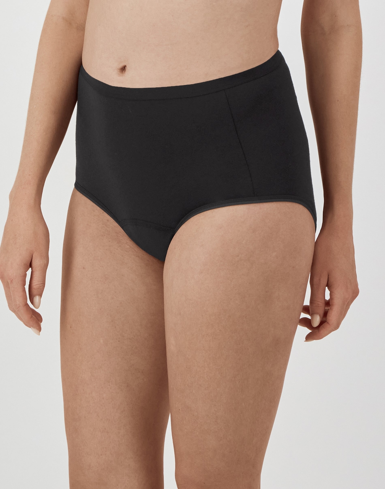 Hanes Comfort, Period. Brief Period Underwear, Super Leaks, 3-Pack