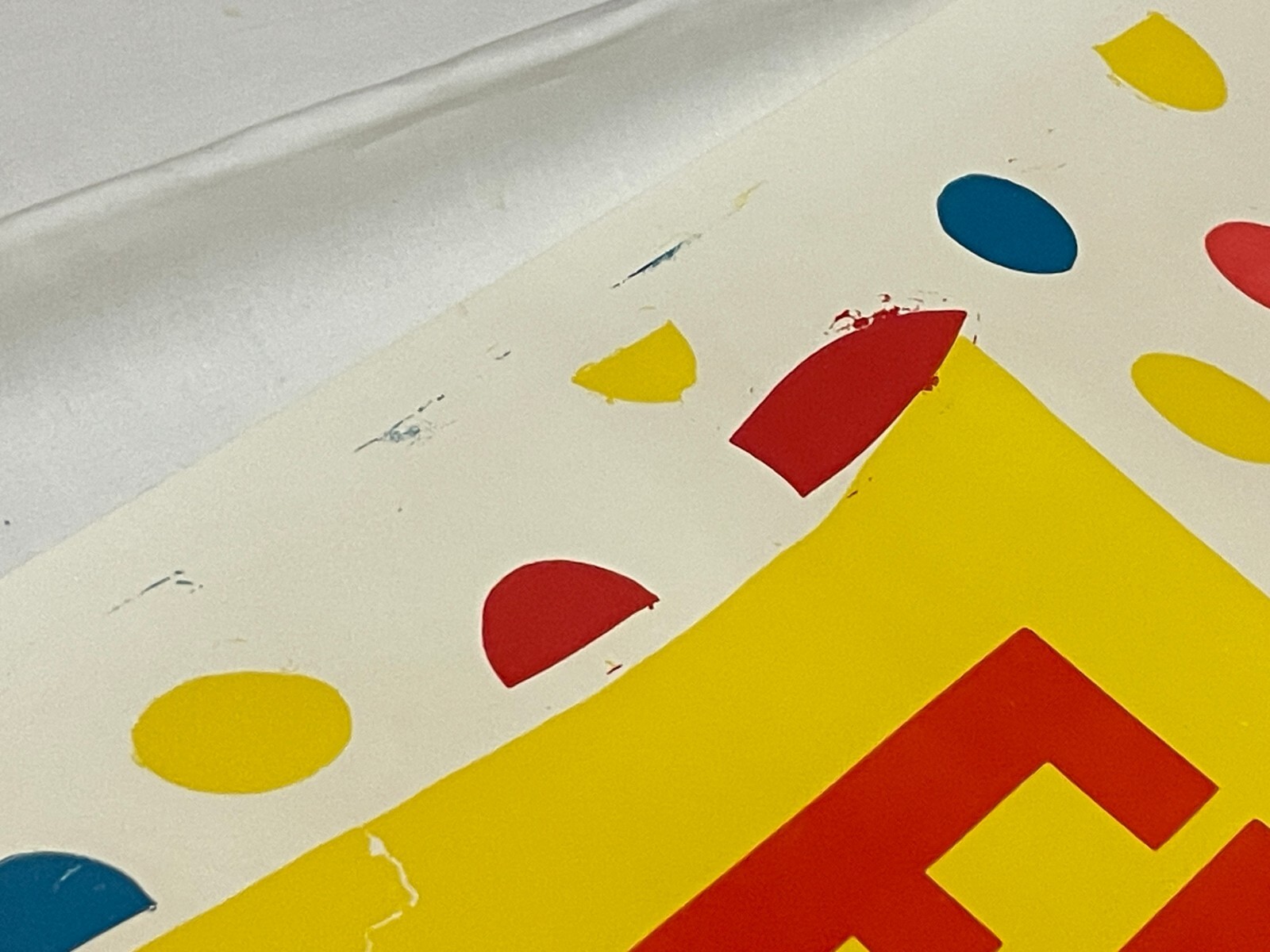 28" x 42" Original Vtg Fisher Bros Circus Poster Clown With Glasses Arkansas #3