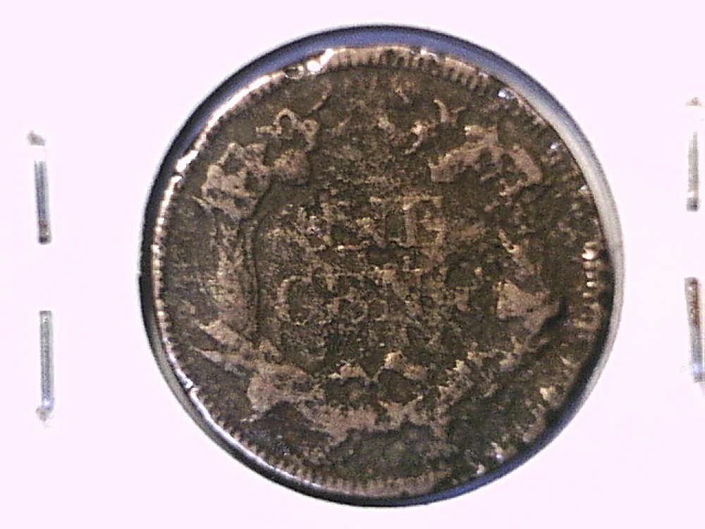 1857 Flying Eagle Cent Genuine Raw Ungraded 00774
