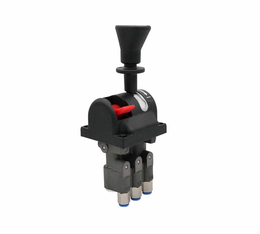 Cabin Control Valve Dump Control Tipper System Hoist Air Control Valve 3 Axis