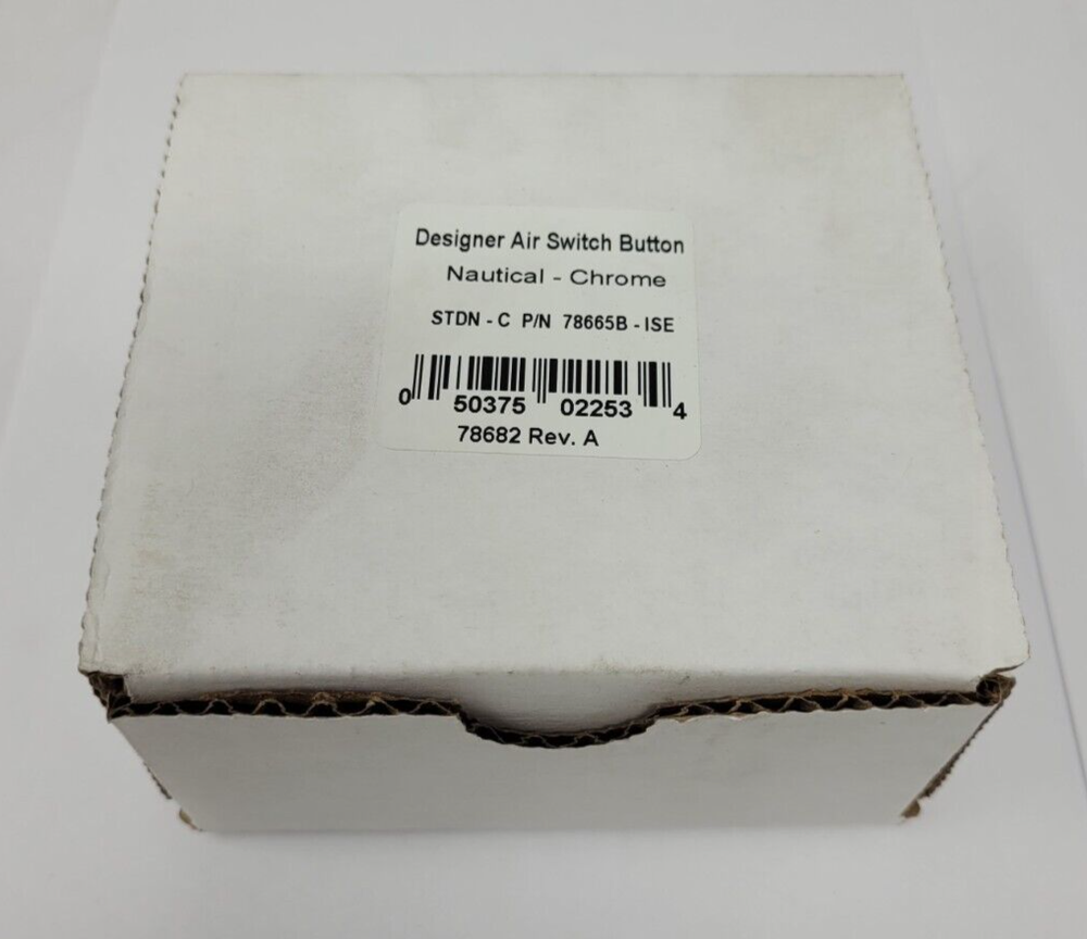 InSinkErator 78665B-ISE Decorative Air Activated Nautical Switch Button - Chrome