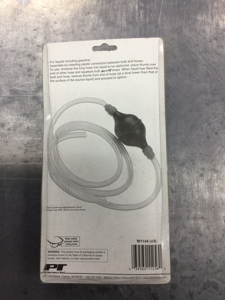 PERFORMANCE TOOL DELUXE RUBBER SIPHON HOSE W1144