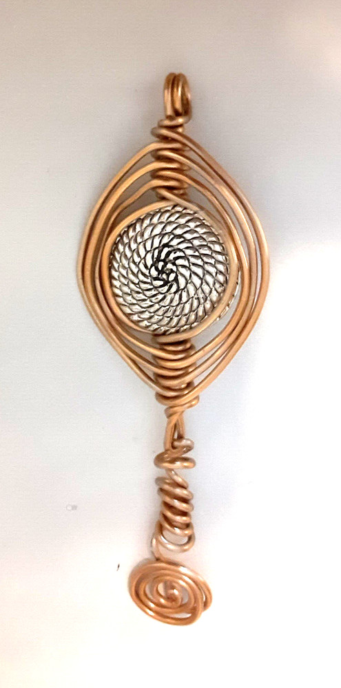LONG UNIQUE PENDANT HANDMADE
