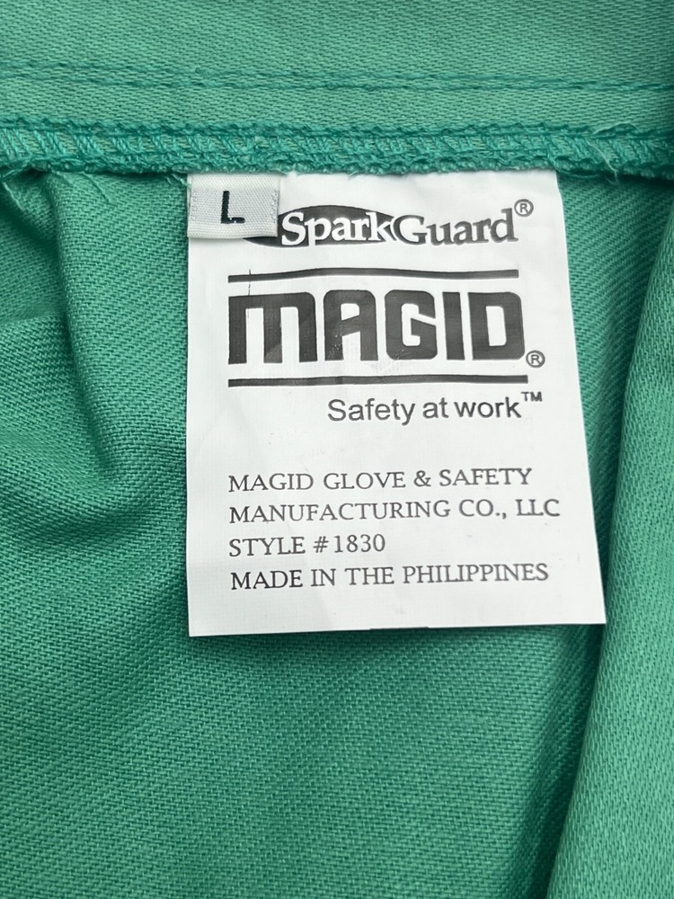 (QTY 2) MAGID 1834 Sparkguard Flame Resistant Jacket Inside Arm Patch Large