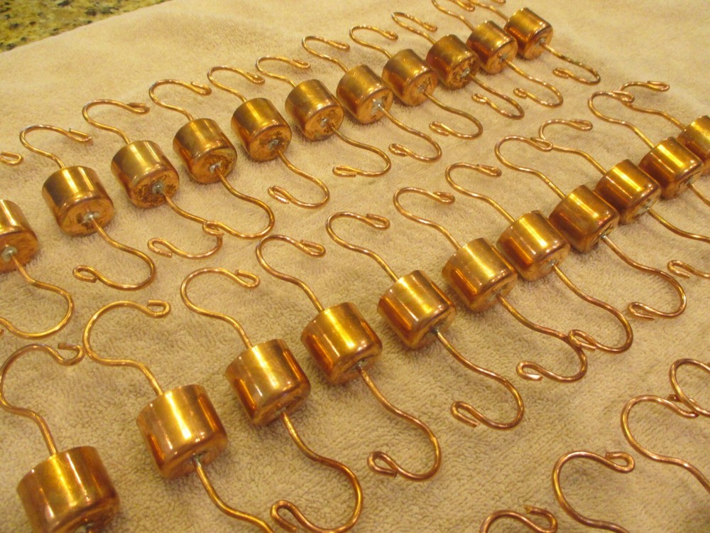 4 NECTAR PROTECTOR ANT MOATS For HUMMINGBIRD FEEDERS, HAND MADE SOLID COPPER USA