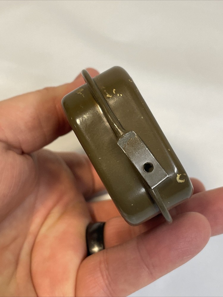 WWII US Army Infantry Medic First Aid Carlisle Bandage Tin Web Kit NICE Late War