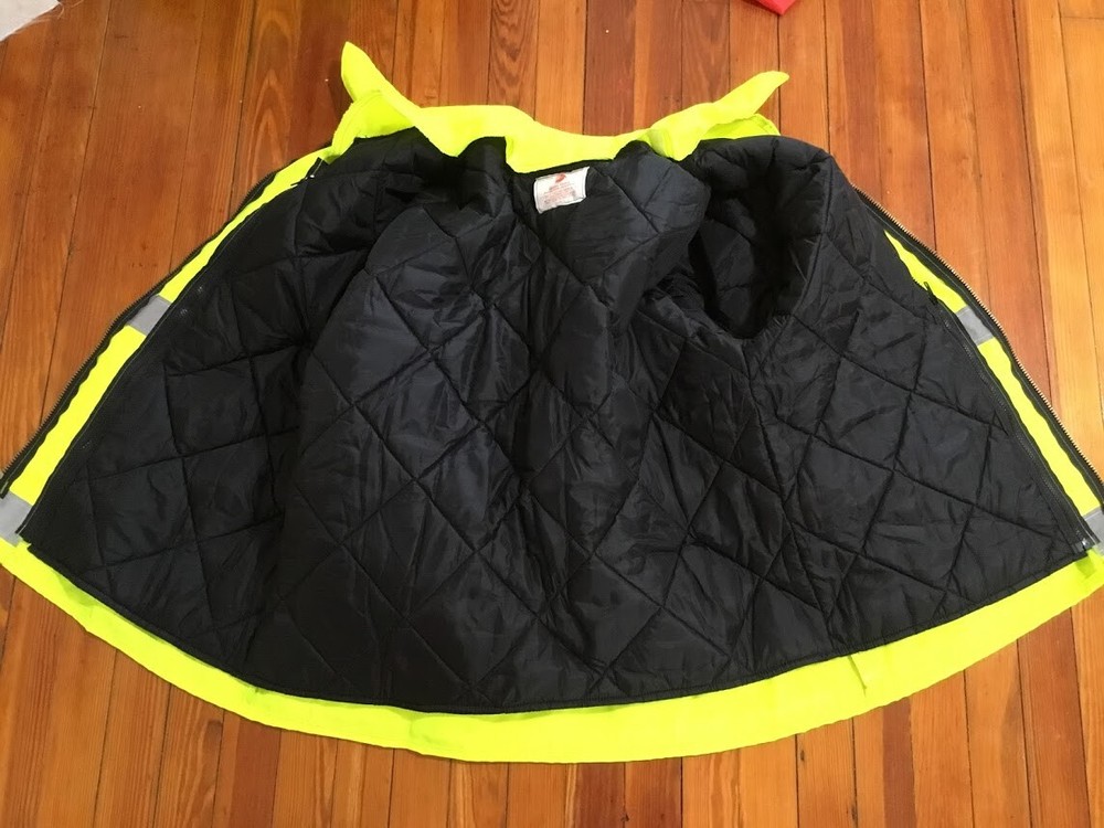 Mifflin Valley Reflective Apparel Jacket Zip Up w/ Lining Size 2XL