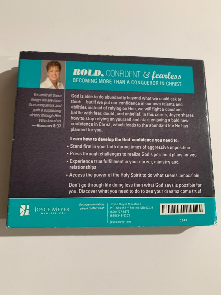 Joyce Meyer - Bold, Confident & Fearless (CD) - 4 Disc Set