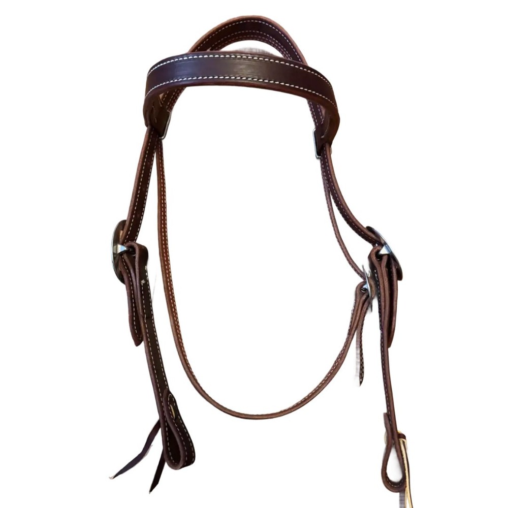 Amish-Made Double-Stitched Browband Headstall