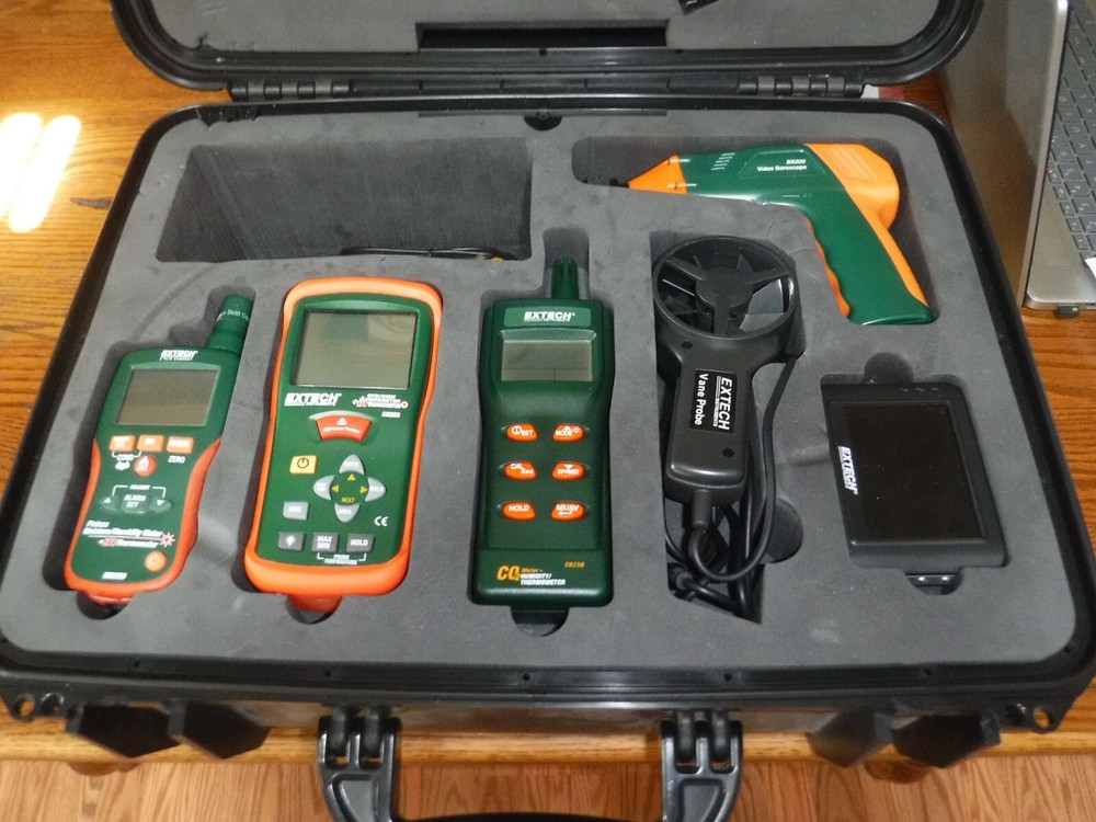 Extech Instruments, Hard Case,Moisture Meter MO290,  AN200, CO250, BR200 Boro