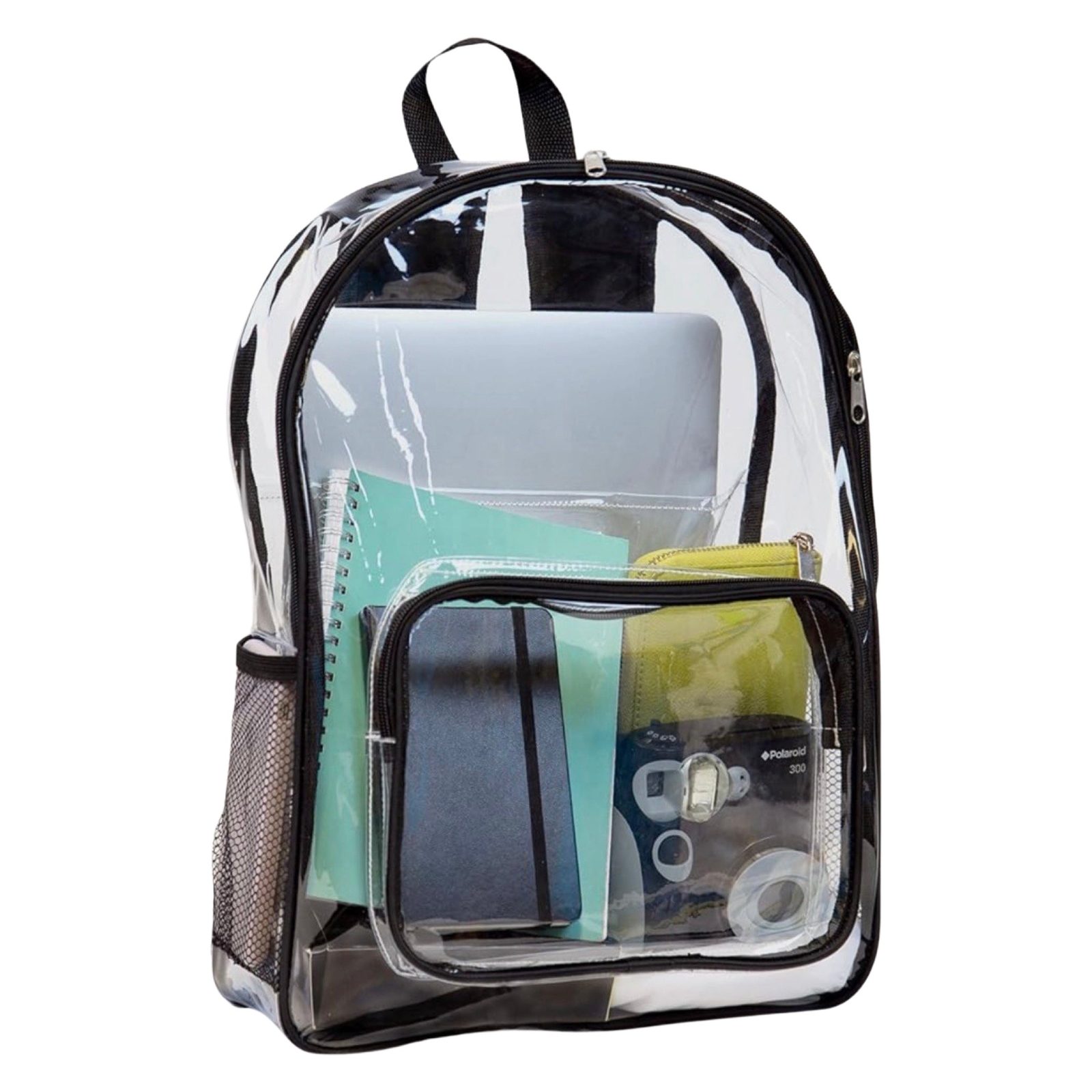 Transparent Clear Backpack with Laptop Sleeve - Concert & Stadium Approved