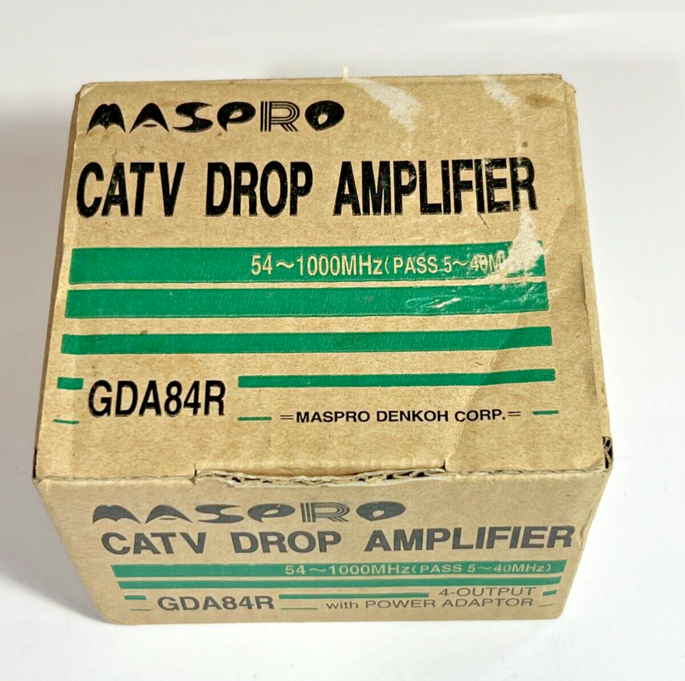 Maspro CATV Drop Amplifier GDA84R 54~1000MHz