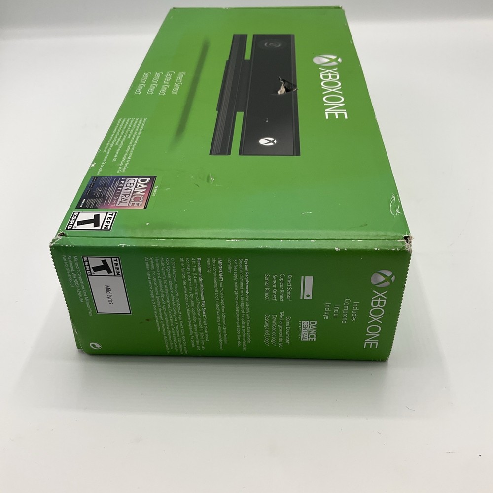 NEW Microsoft Xbox One Kinect Motion Sensor Black SEALED Damage See Pics