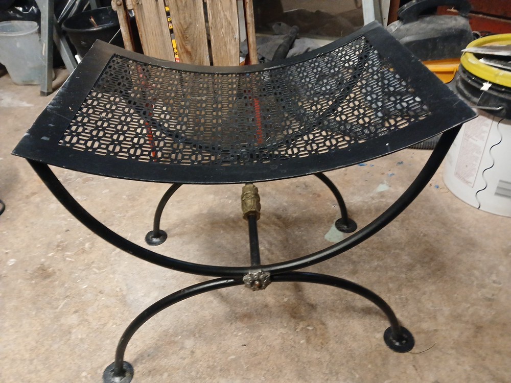 Wrought Iron Stool