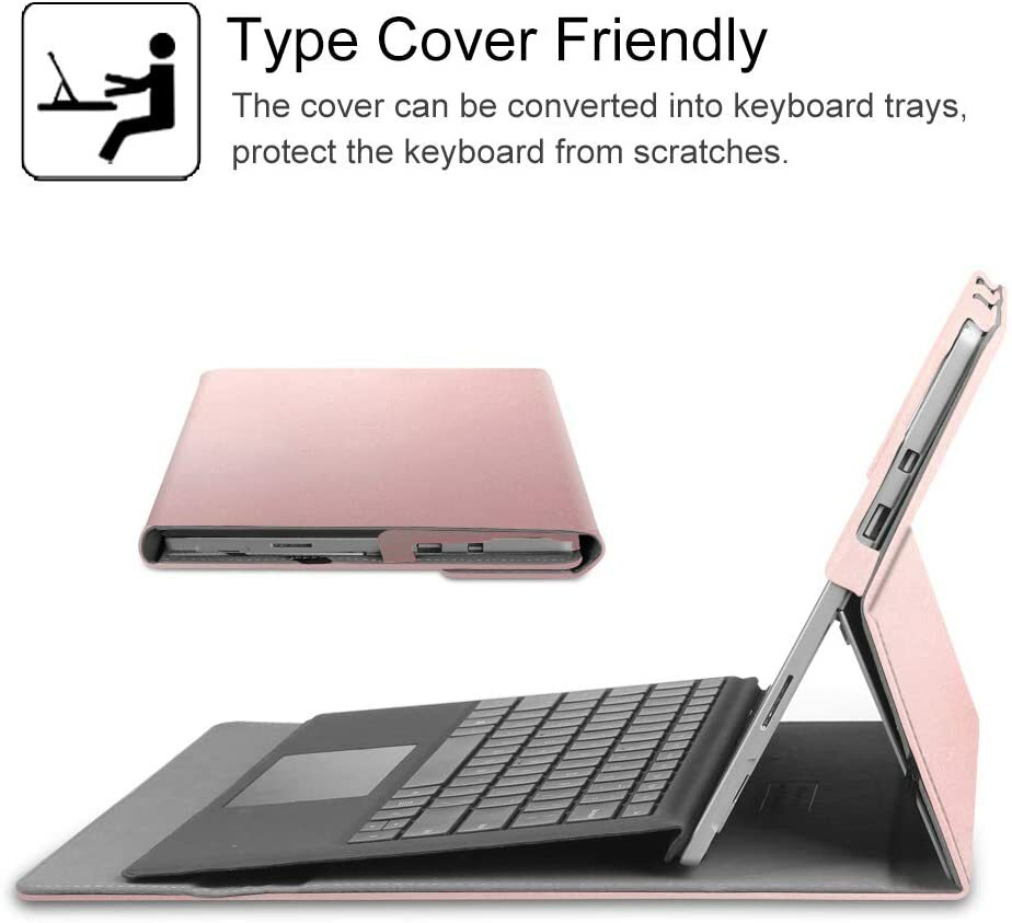 Case for Microsoft Surface Pro 7 Plus/Pro 7 6 5 4 3 12.3'' Multiple Angle Cover