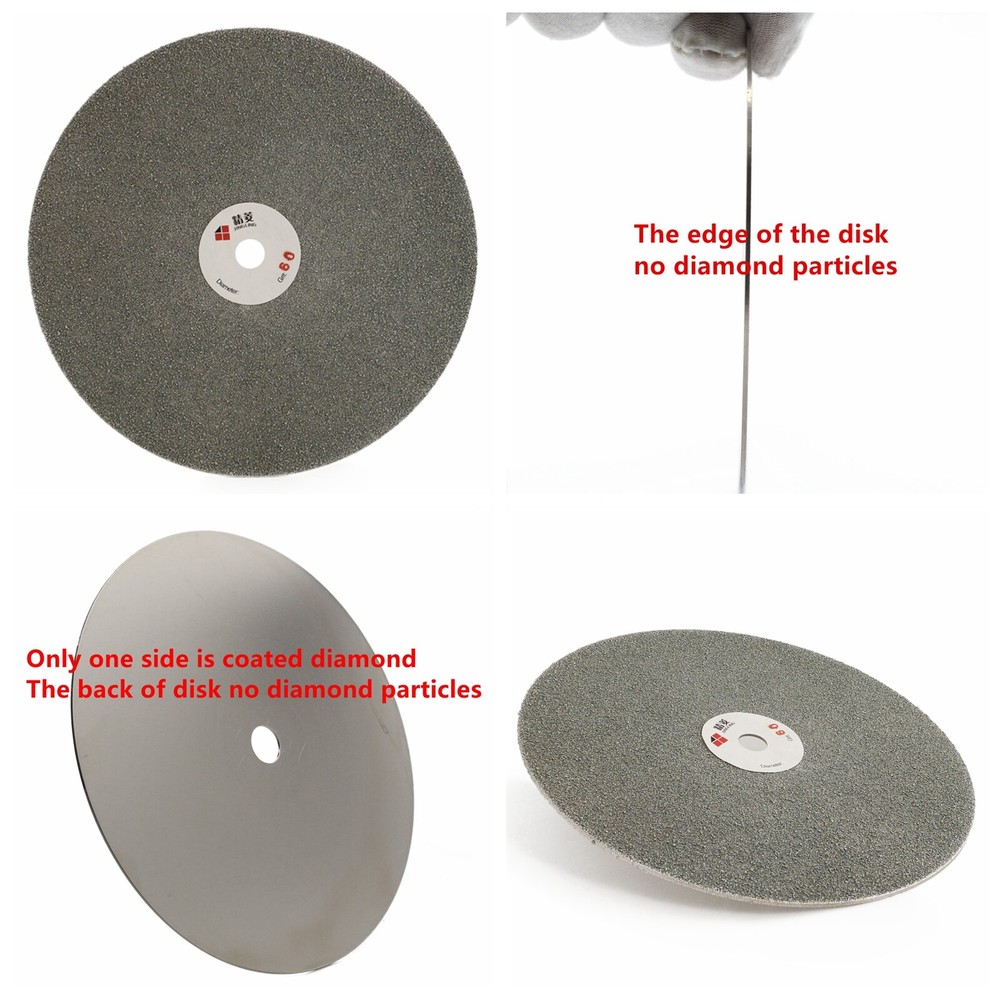 8" inch 200mm Diamond Grinding Discs Grit 60-3000 Flat Lap Disk Tools for Stone