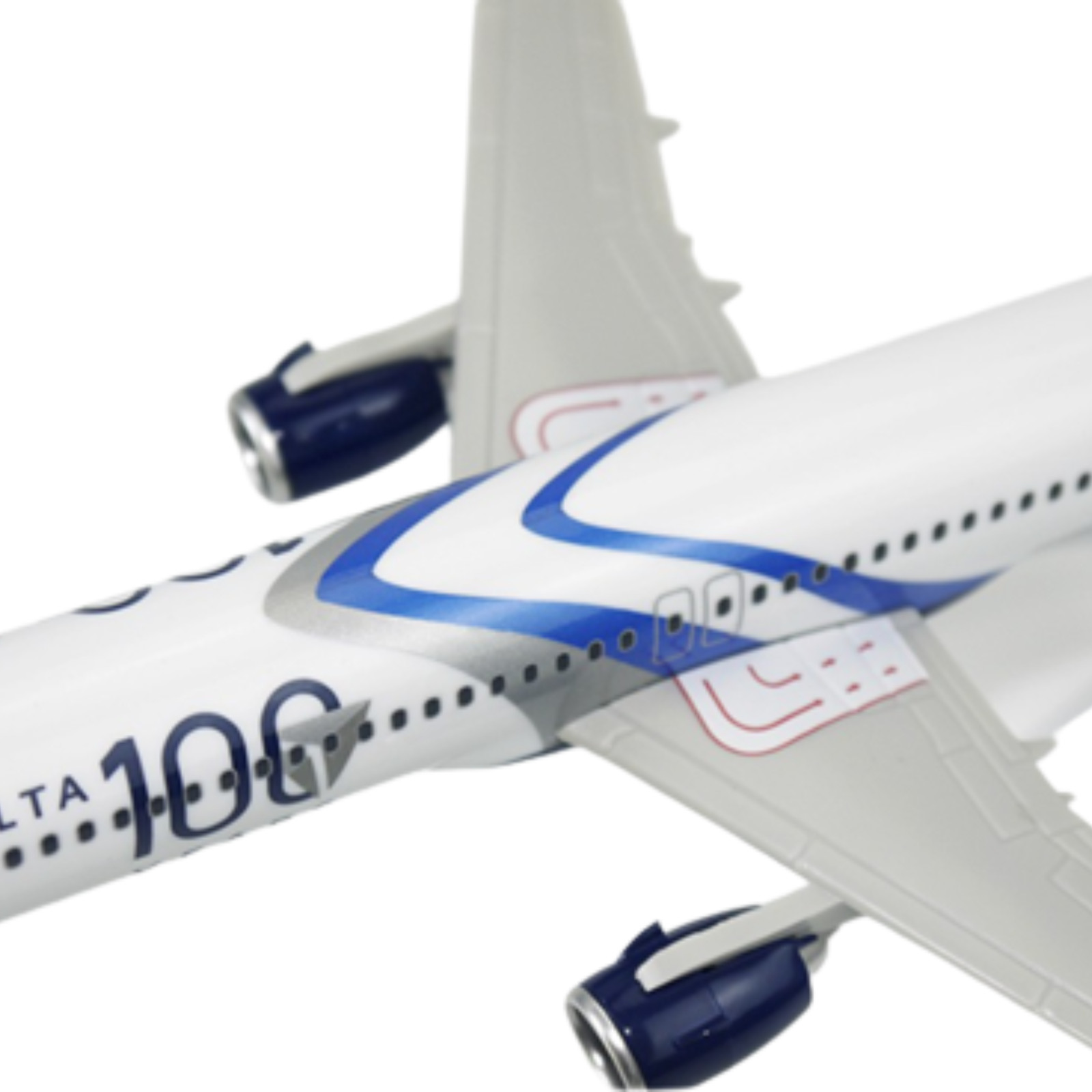 Flight Miniatures Delta 100th Anniv Livery A321neo 1:200 Scale Model Airplane