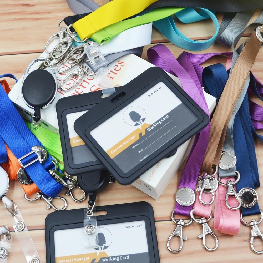Transparent ID Badge Holder 3 Pack