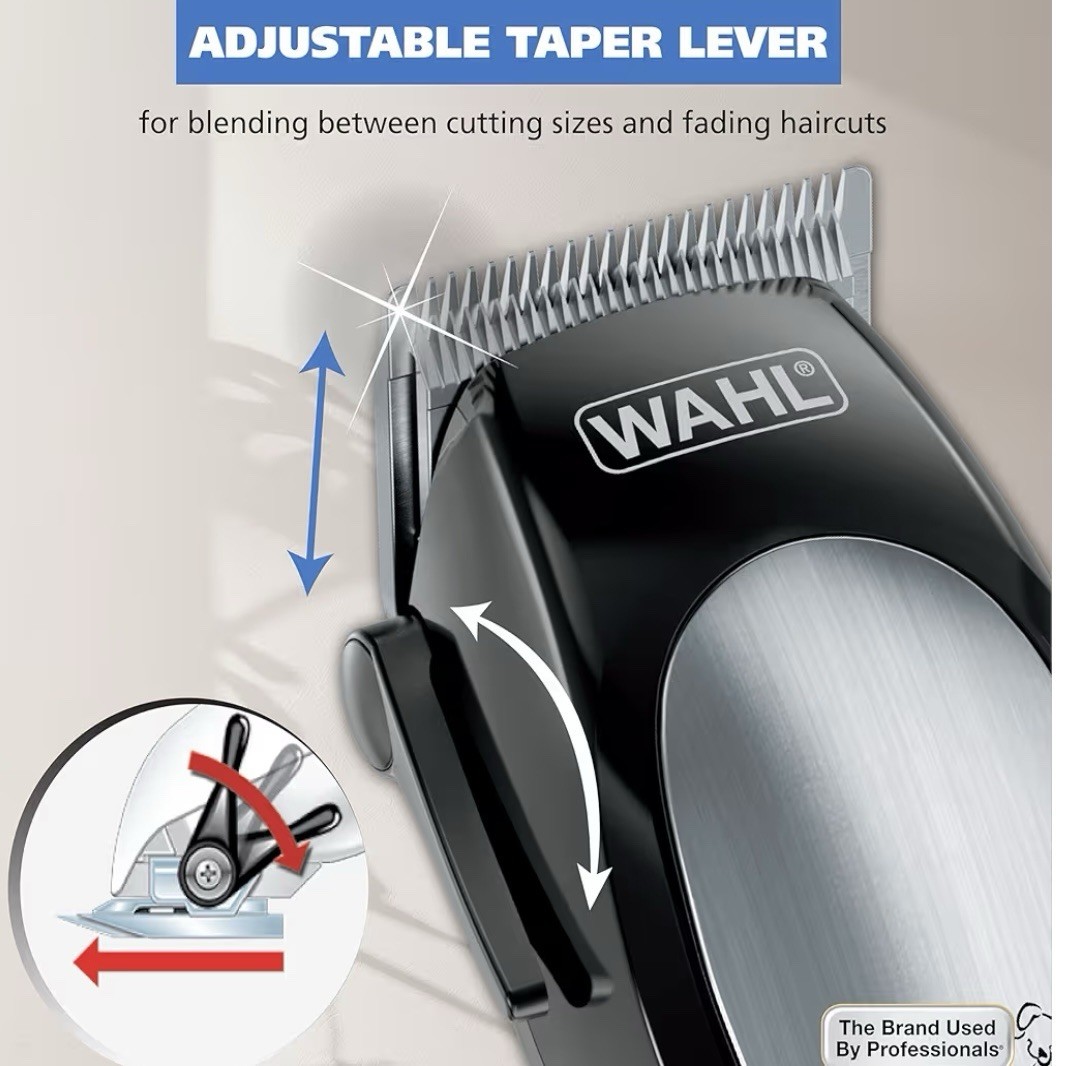 Wahl USA Lithium Ion Pro Cordless Dog Grooming Kit, Rechargeable, Black, 9766