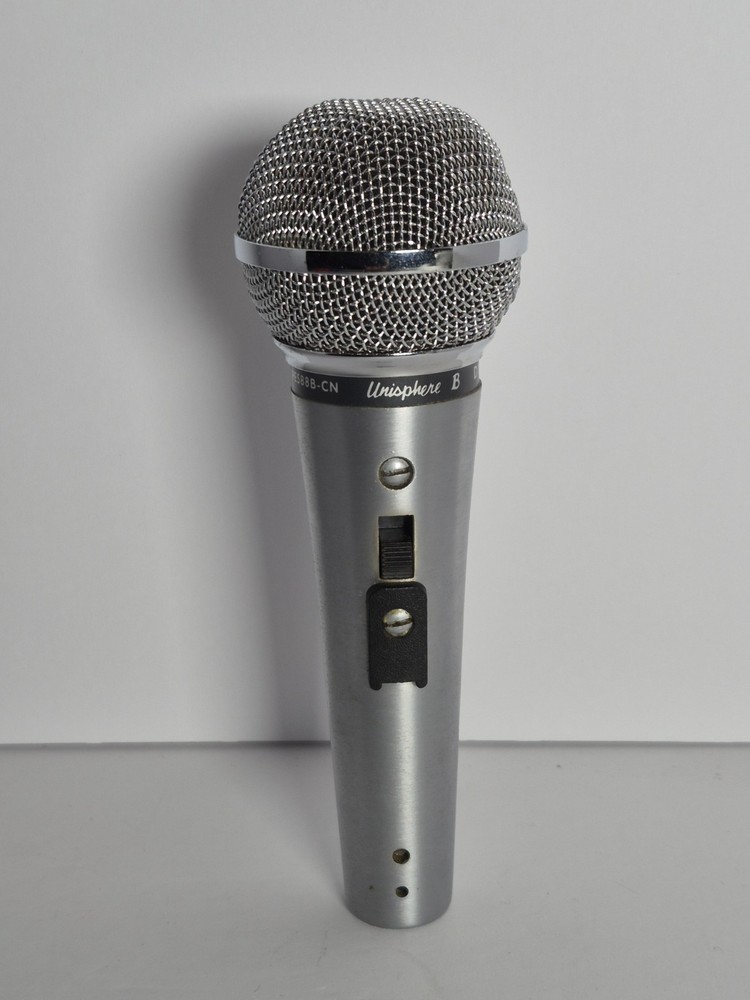 Vintage Shure PE588B-CN Unisphere B Dynamic Microphone - Tested & Working