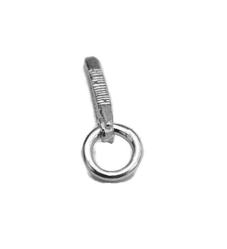 Tiny Tweezer Charm Pendant .925 Sterling Silver
