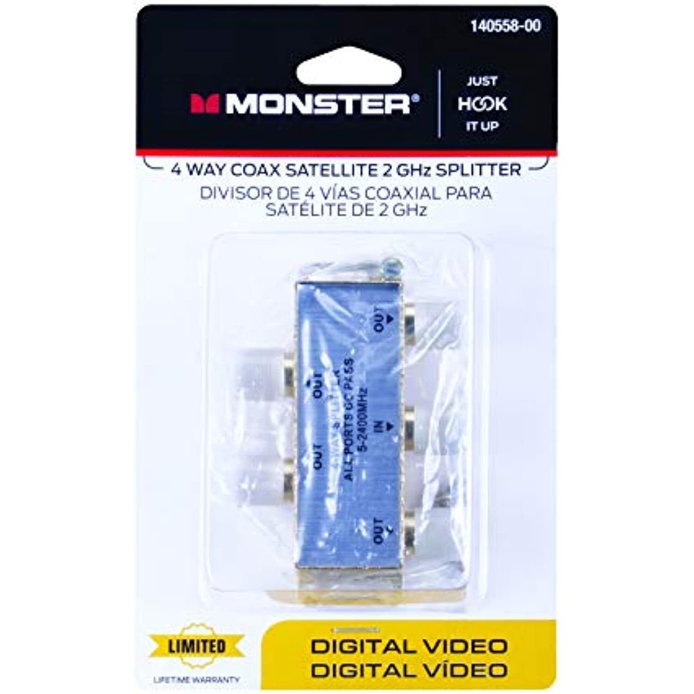 SPLITTER 4-WAY SATELLITE