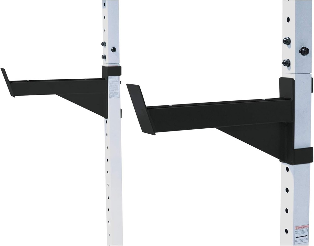 Robust Spotter Arms with Rubber Padding - Secure Lift Support for Heavy Training