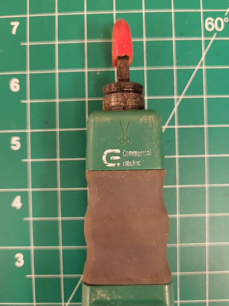 Commercial Electric Impact Punch Down Tool Network Wire Cable Termination