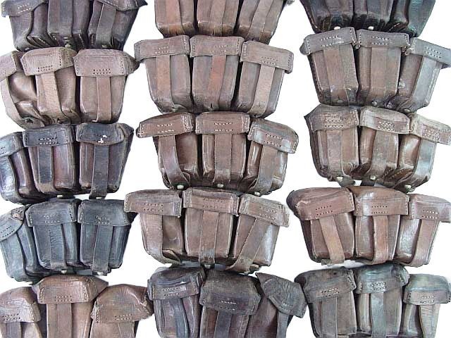 Original Turkish Mauser Rifle Leather Ammo Pouch