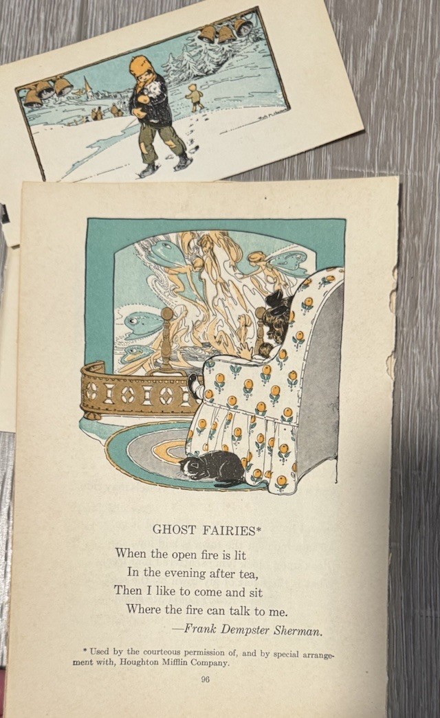 Ephemera 1928s Colorful Illustrations 50+ by Ruth Mary Hallock Children Fairy Ta