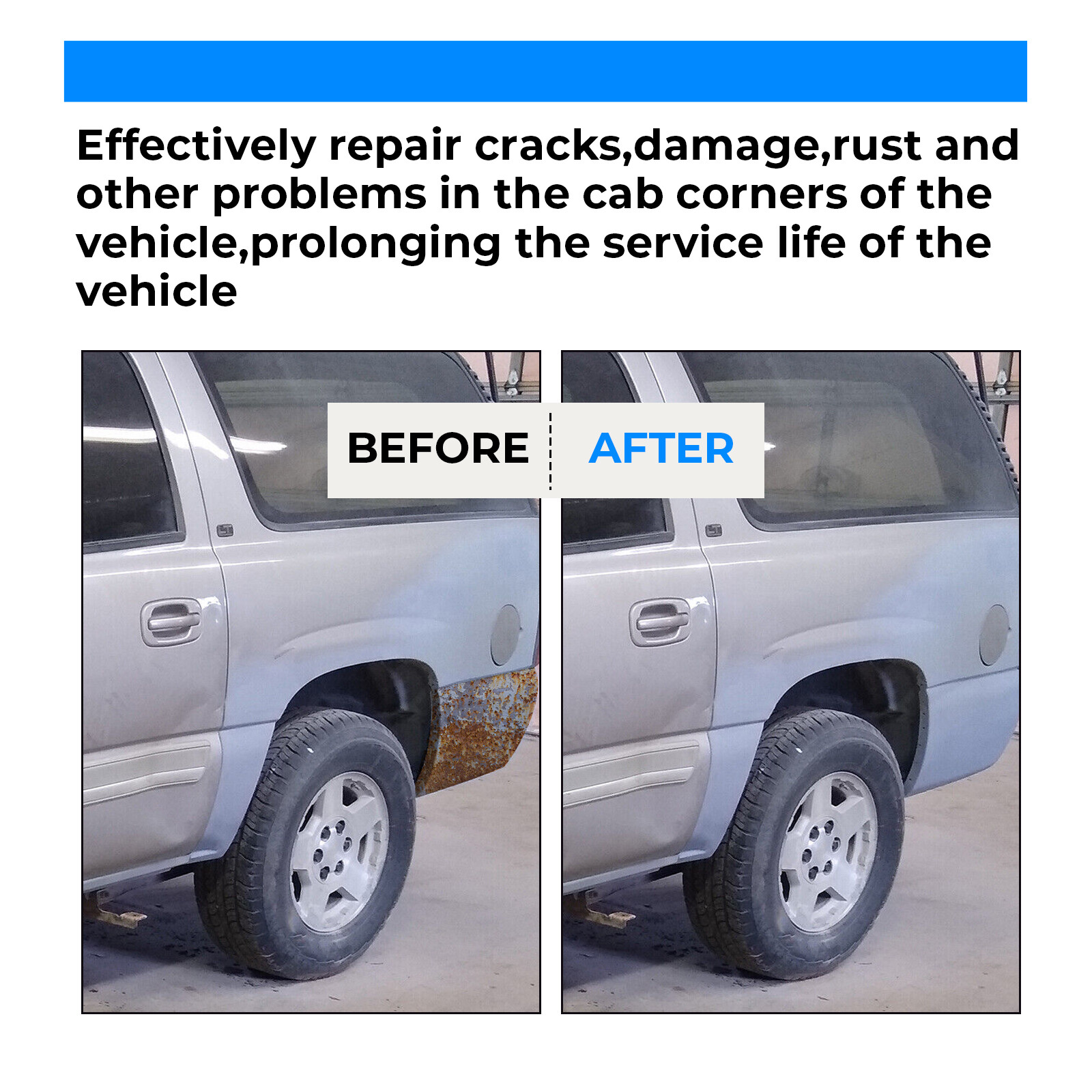 For 2000-2006 Chevrolet Suburban 1500 2500 Pair Lower Rear Quarter Panel Section