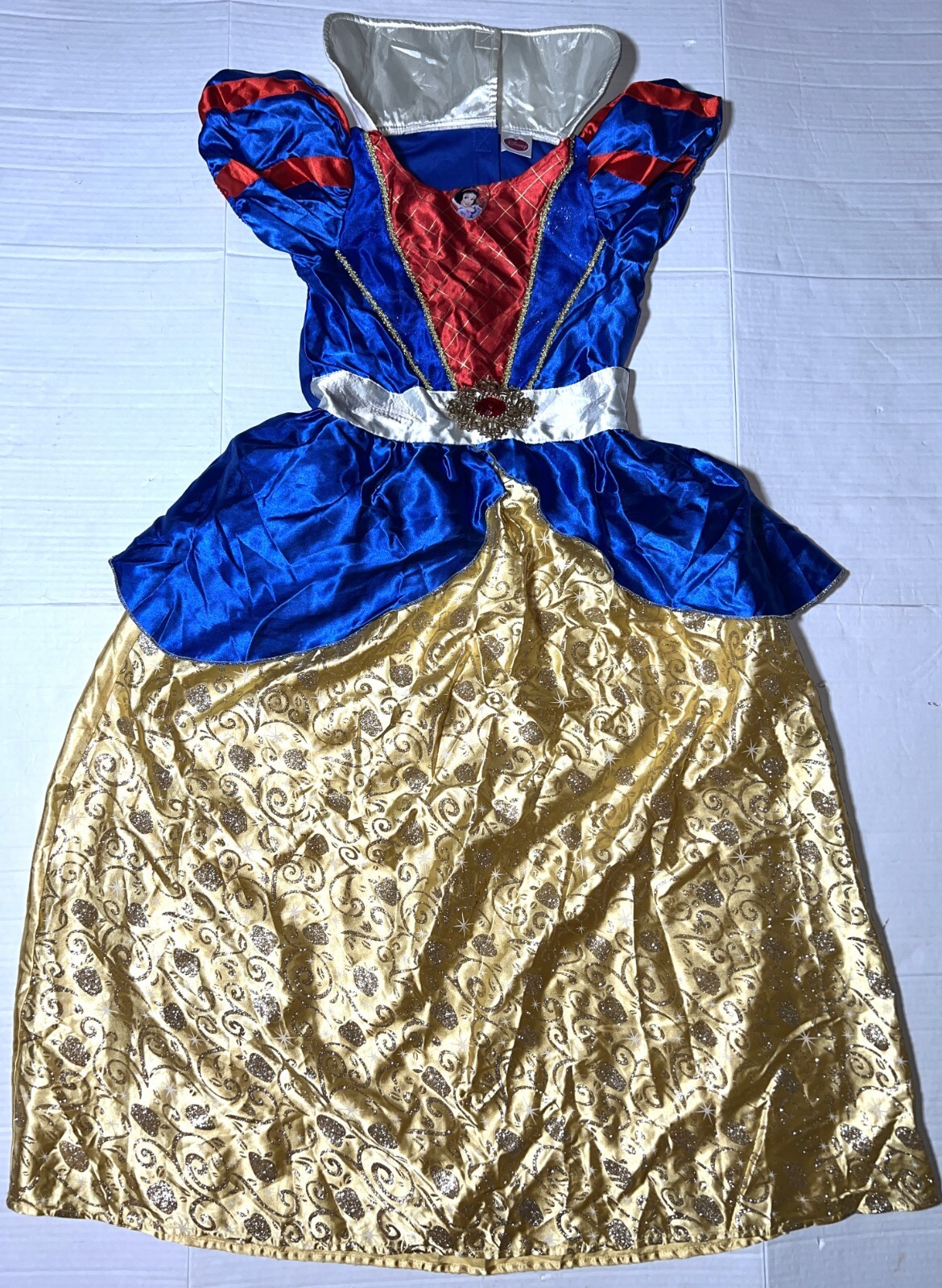Disney Princess Snow White Halloween Dress-Up Gown Costume Child Girl M 8-10