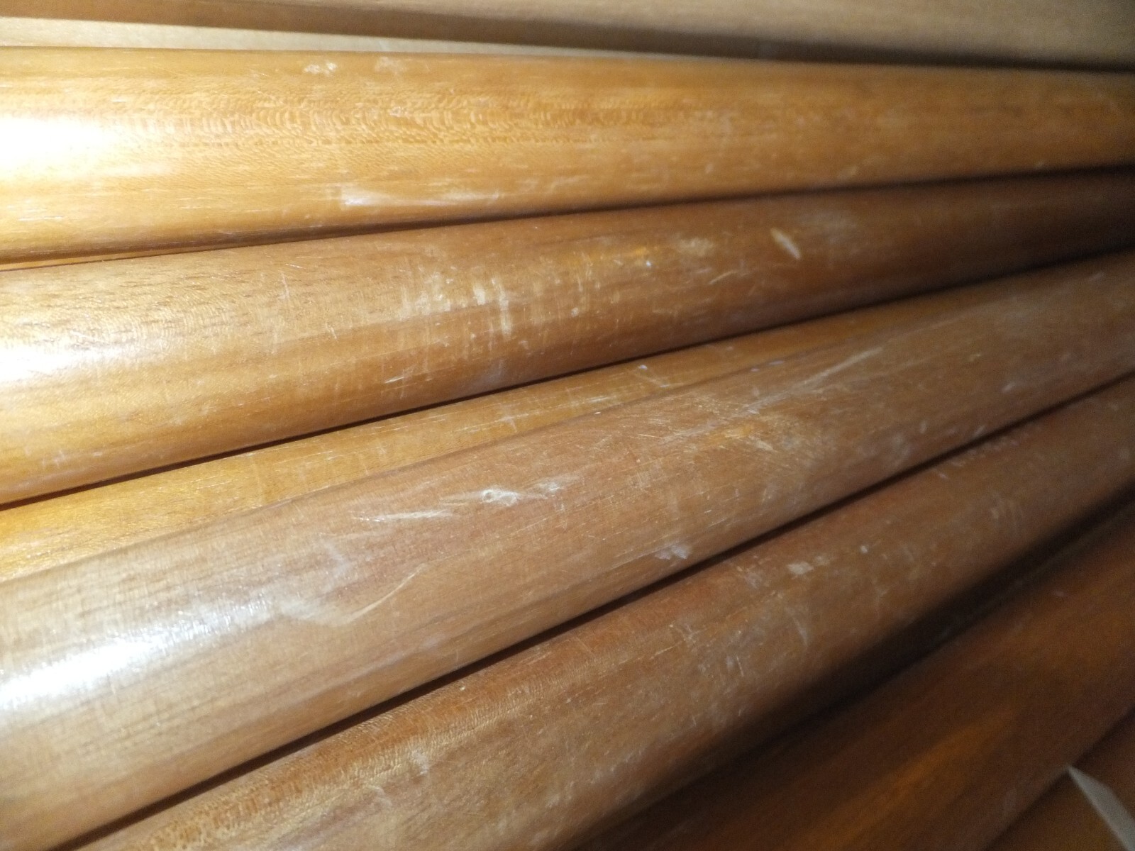 Martial Arts Bo Staff Stick Hard Wood Dowel Home Industrial Arts Use 62"L X 1"W