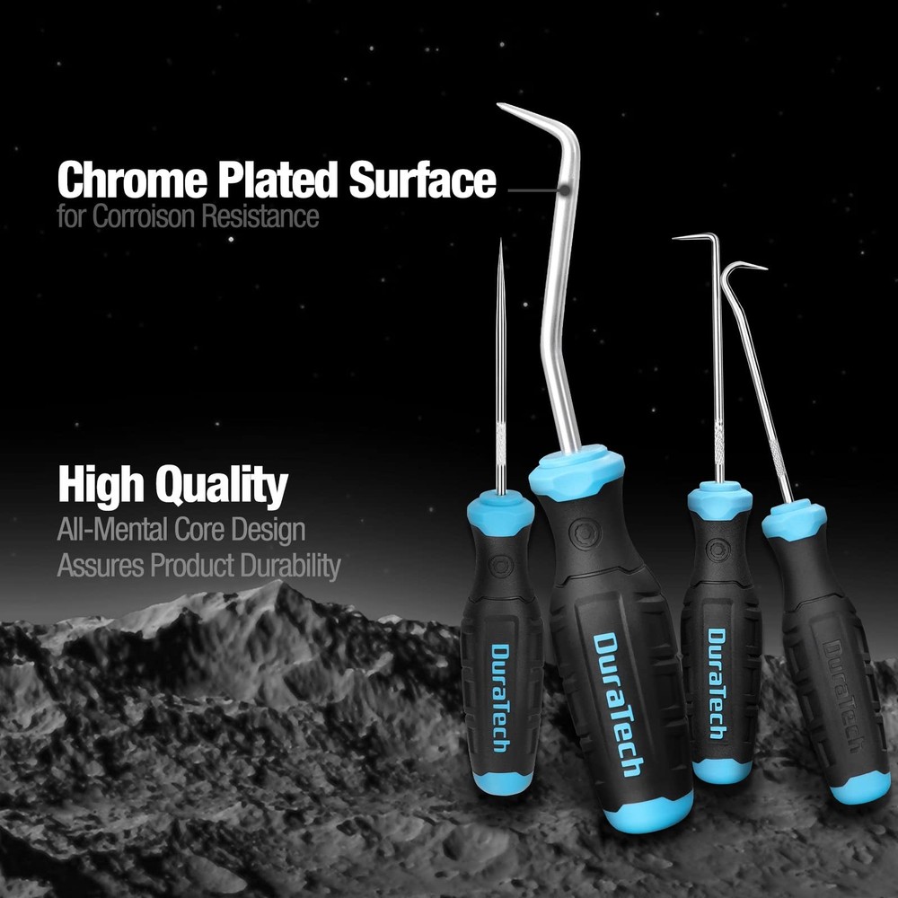 DURATECH 8-Piece Hook and Pick Set, Precision Tool Set for 8pc