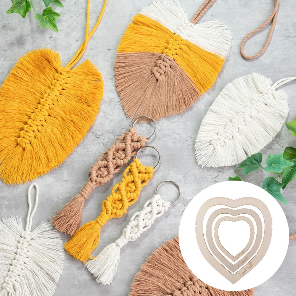 1 Pack Macrame Leaf Template Cutting Tool Wall Hanging Craft DIY Supplies