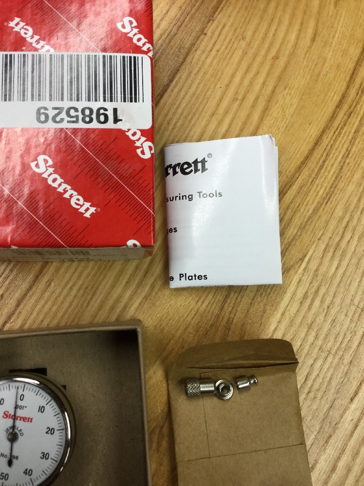 Starrett 196B1 Universal Dial Indicator, Back Plunger