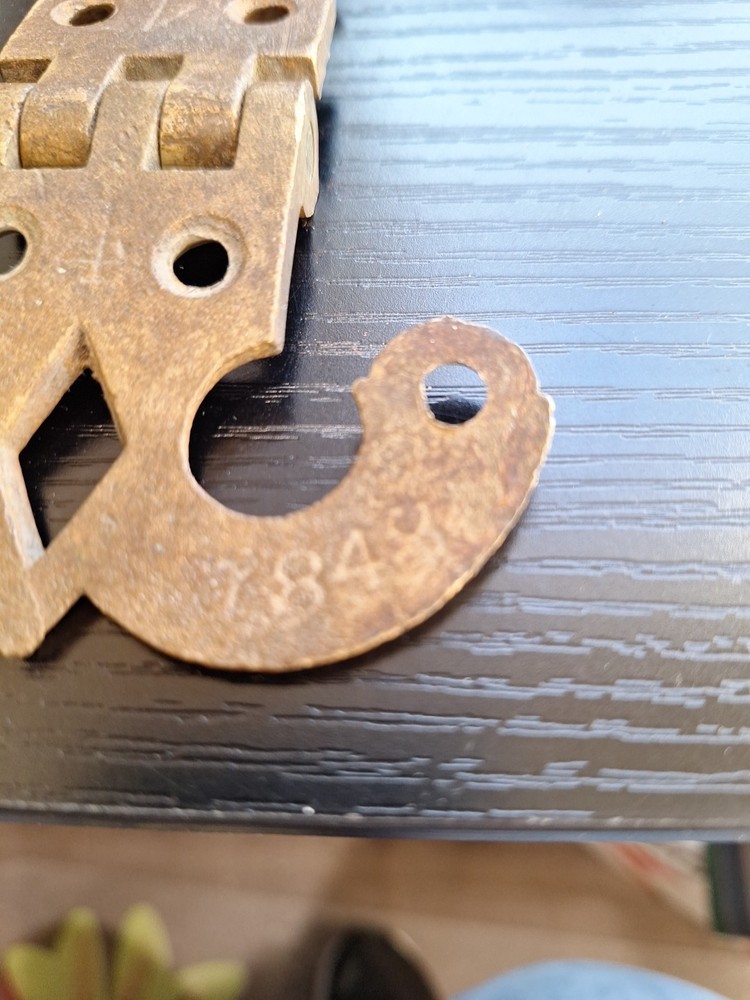 Vintage 4 Inch Brass Hinge Rams Horn