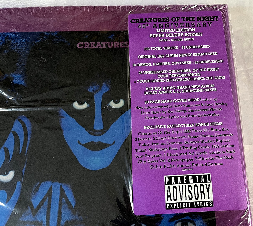 KISS Creatures of the Night 40th Anniv. Boxset EMPTY Box only Ace Eric Carr New