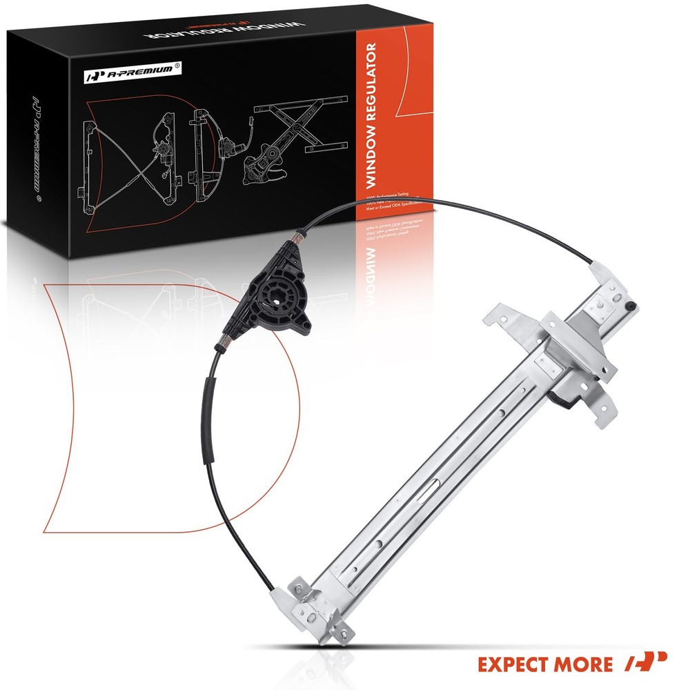 A-Premium Electric Power Window Regulator Without Motor Compatible Silver