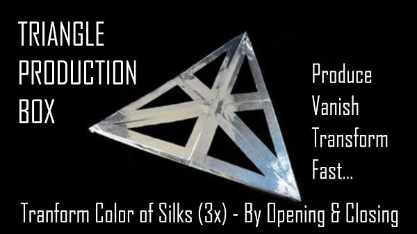 TRIANGLE PRODUCTION BOX - VERSATILE SILK UTILITY -