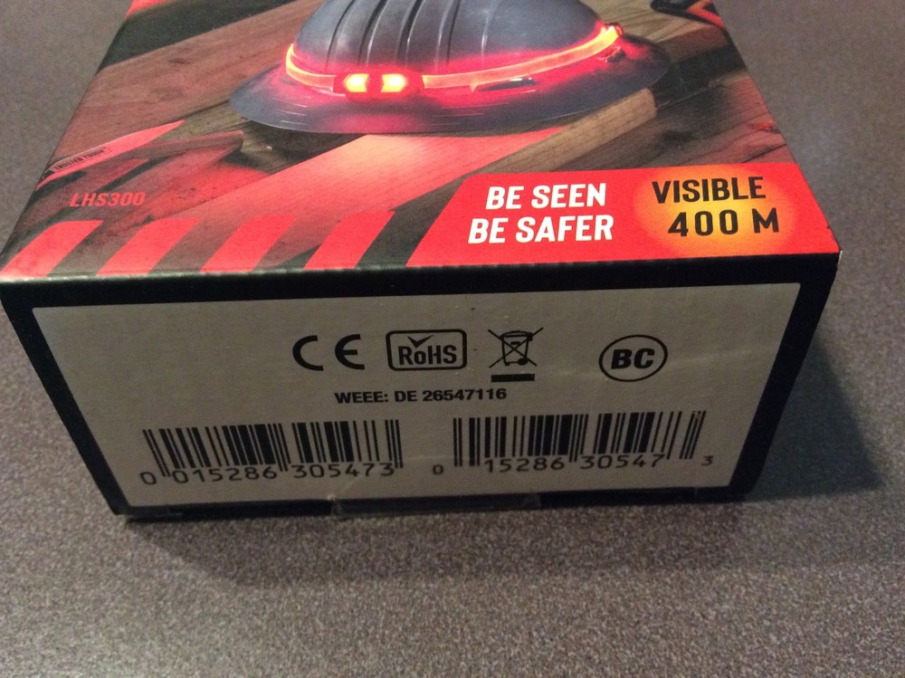 Coast LHS300 Rechargeable Lighted Helmet Strap