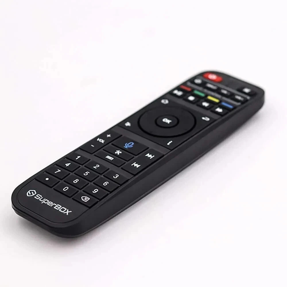 Authentic SuperBox Remote Bluetooth Voice Control: S5 Max, S6 Max, Elite, Ultra