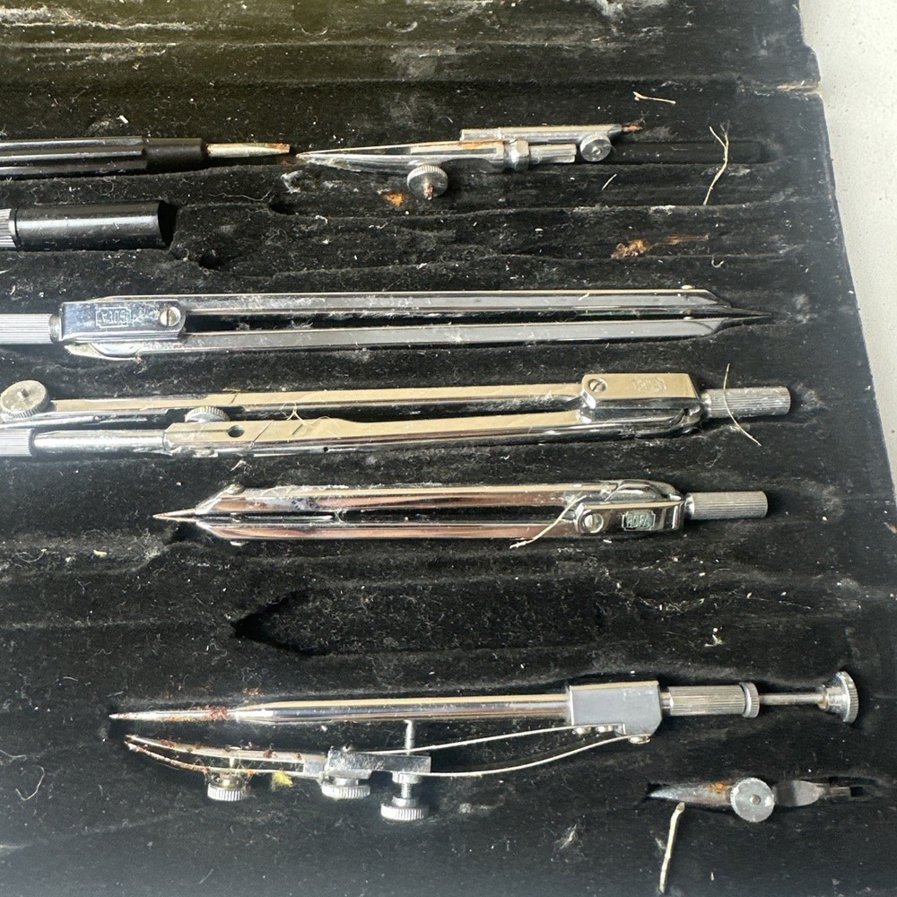 BOFA D423 Drafting Tools Machine Stationery Drawing Instruments Chrome Plated