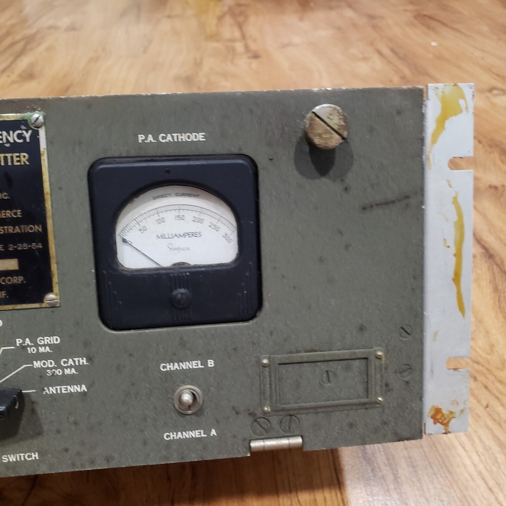 Kaar Engineering VHF Radio Transmitter Civil Aeronautics Administration, Pre-FAA