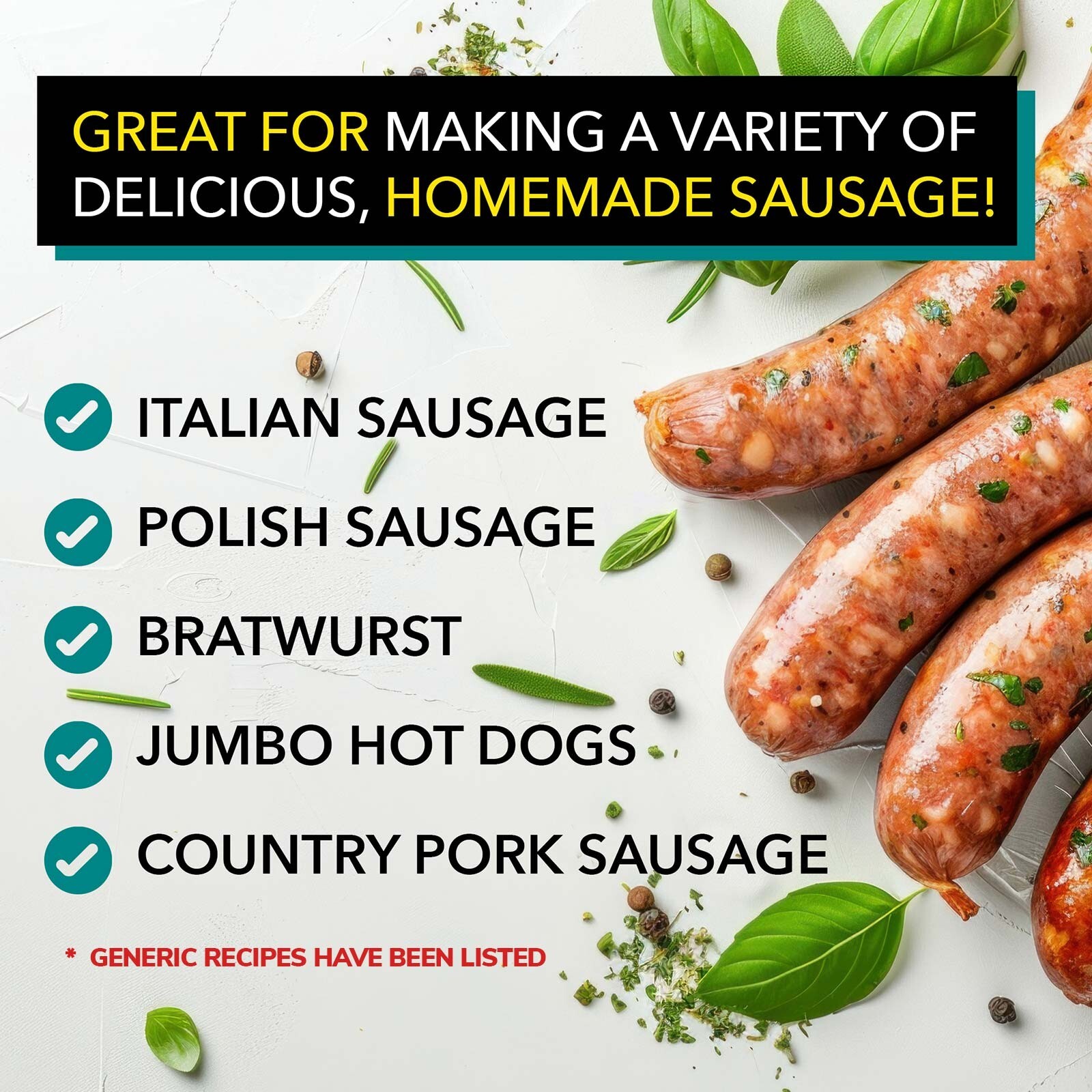 Pre-Tubed Natural Hog Casing For Sausage Grade-A Edible Skin, The Sausage Maker®