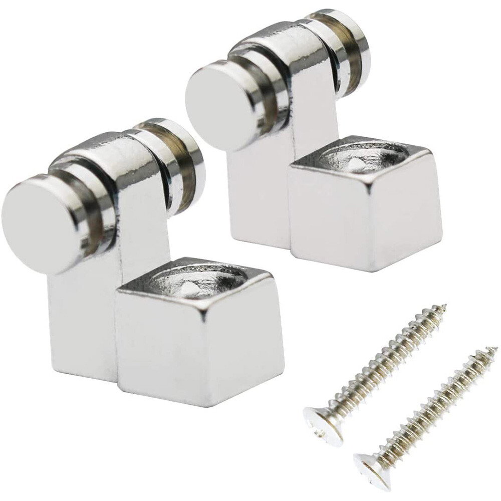 10x Silver Roller String Tree Guide Retainer Electric Guitar Strat Screw EBS