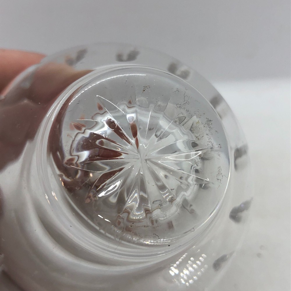 Atlantis Crystal Flower Vase Signed Excellent