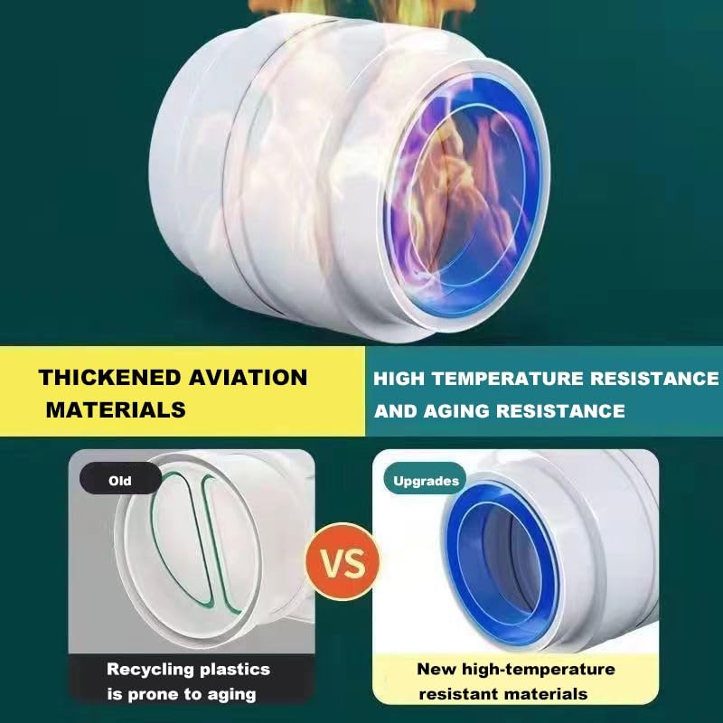3'' 4'' Backdraft Damper Duct Draft Stopper Draft Blocker, One Way Airflow