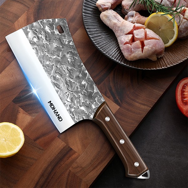 14PCS Handmade HAND FORGED DAMASCUS STEEL CHEF KNIFE Set Kitchen Knives Butcher