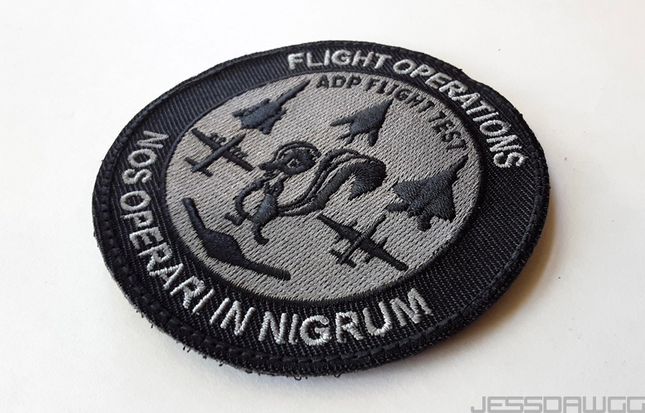 3" patch Flight Operations ADP Flight Test USAF Skunkworks Lockheed Martin